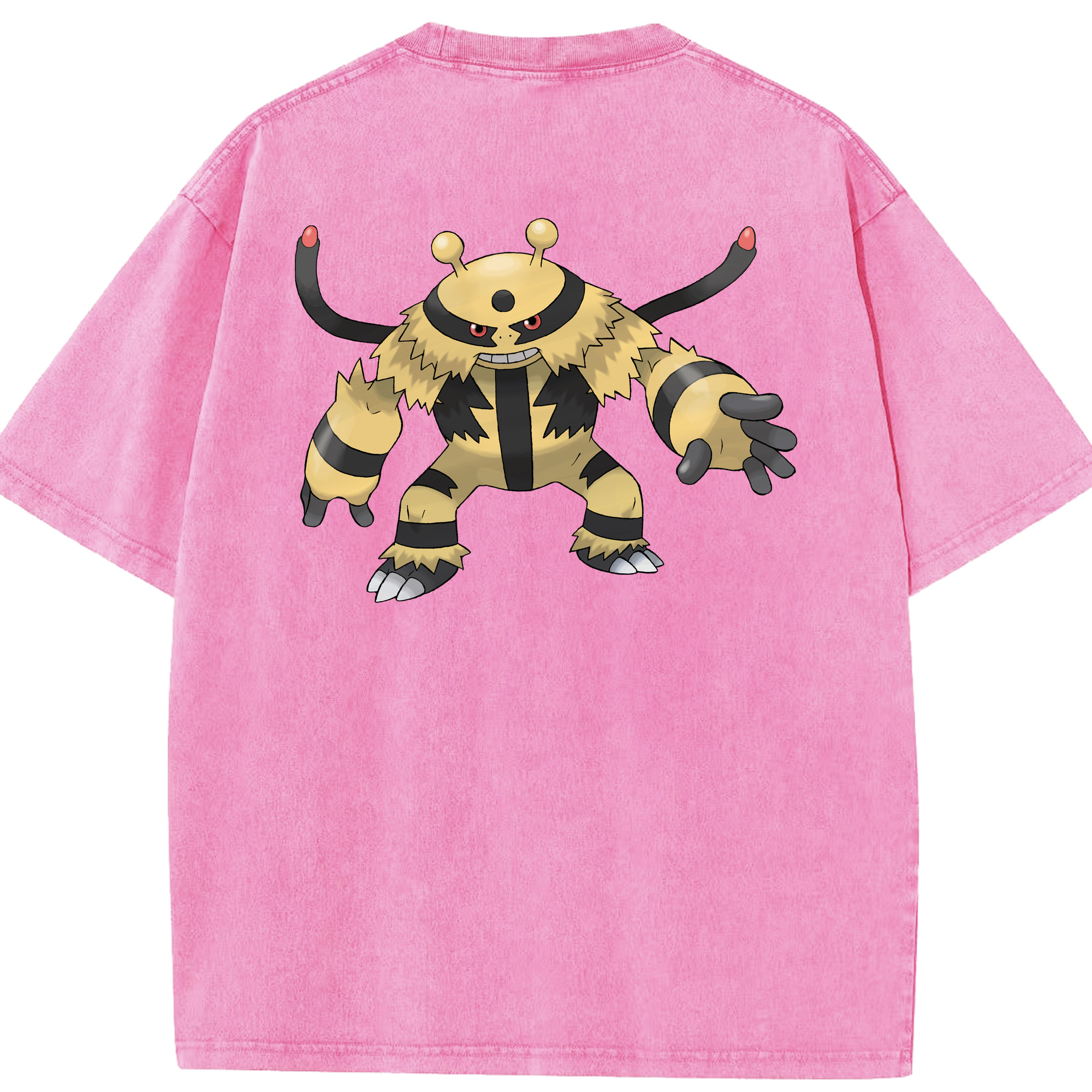 （画像用） ポケットモンスター Pokémon 綿100% ヴィンテージ風 半袖Tシャツ（背面プリント）